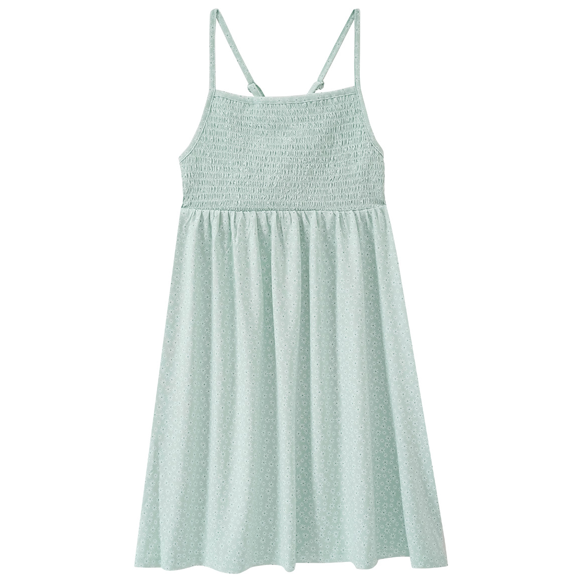 Mädchen Kleid mit Blümchen-Allover von Yigga