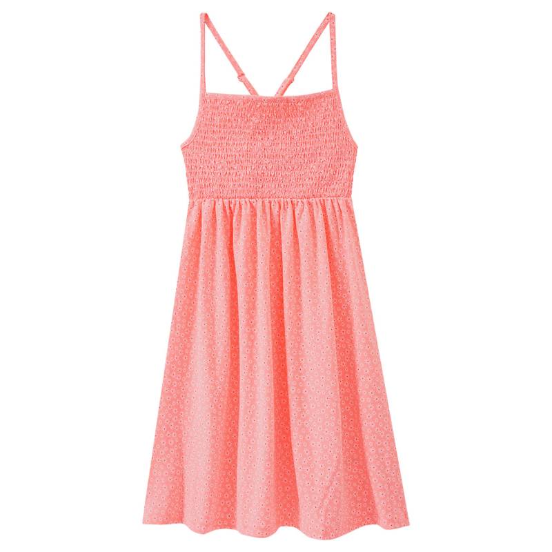 Mädchen Kleid mit Blümchen-Allover von Yigga
