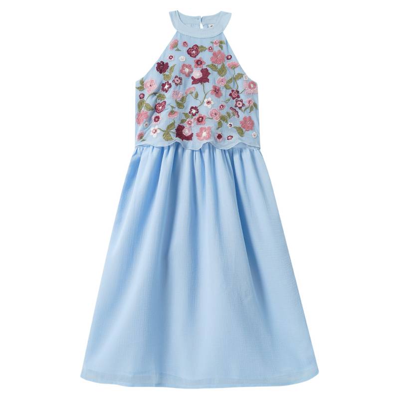 Mädchen Kleid mit Blumen-Stickerei Mädchen Kleid mit Blumen-Stickerei von Yigga