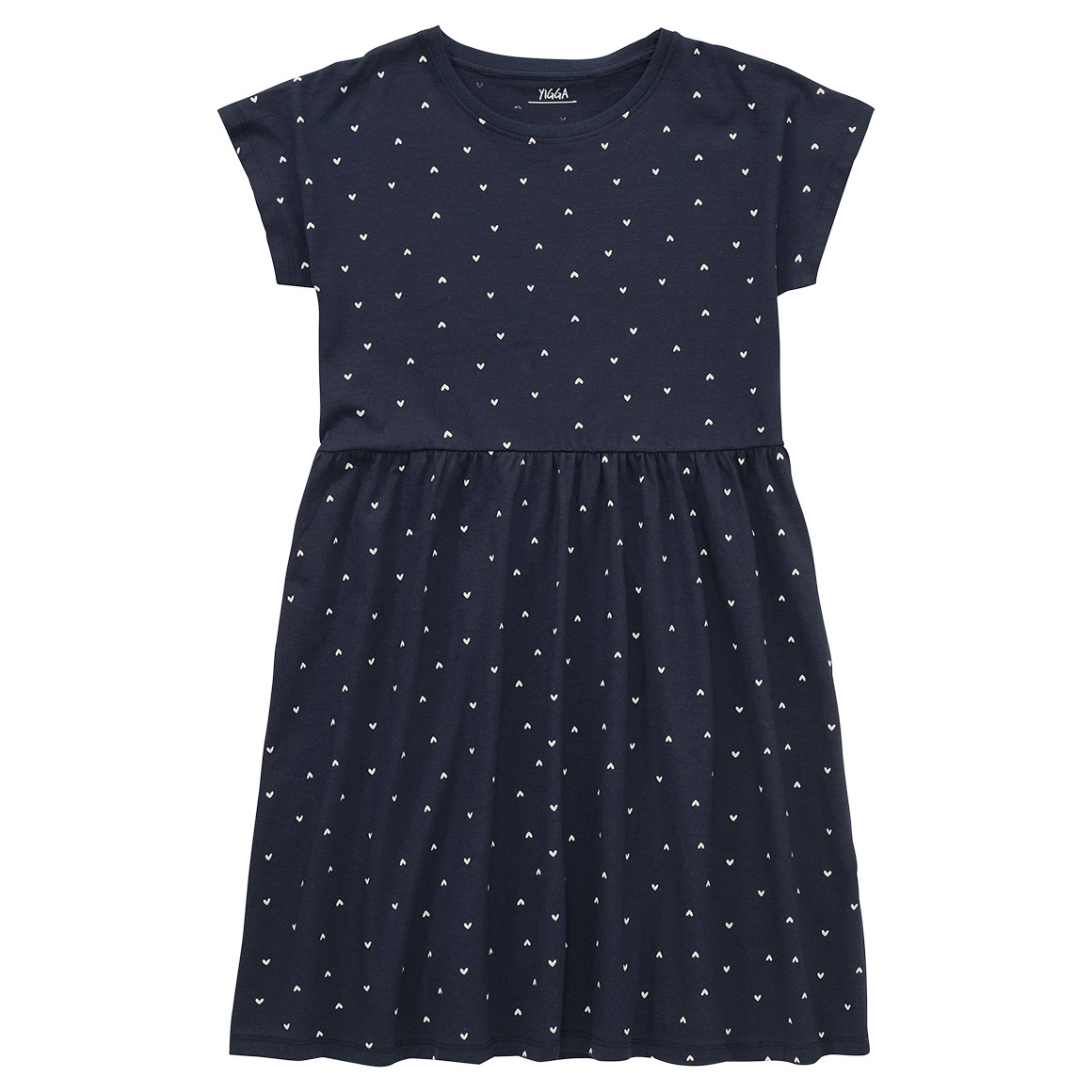 Mädchen Kleid mit Herz-Allover Mädchen Kleid mit Herz-Allover von Yigga