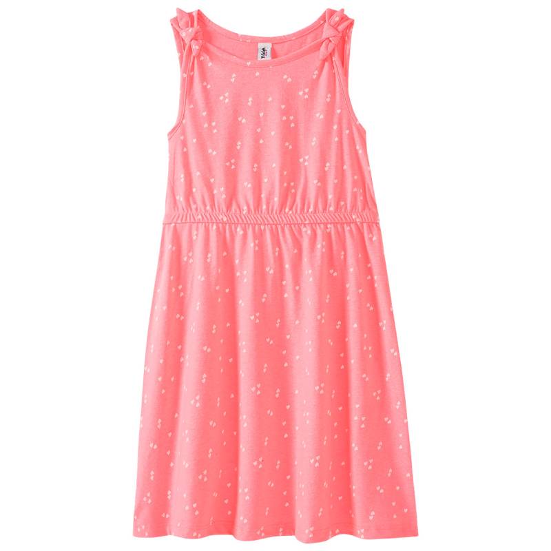 Mädchen Kleid mit Herzen allover von Yigga