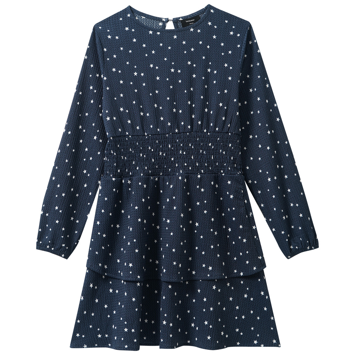 Mädchen Kleid mit Sternen-Allover Mädchen Kleid mit Sternen-Allover von Yigga