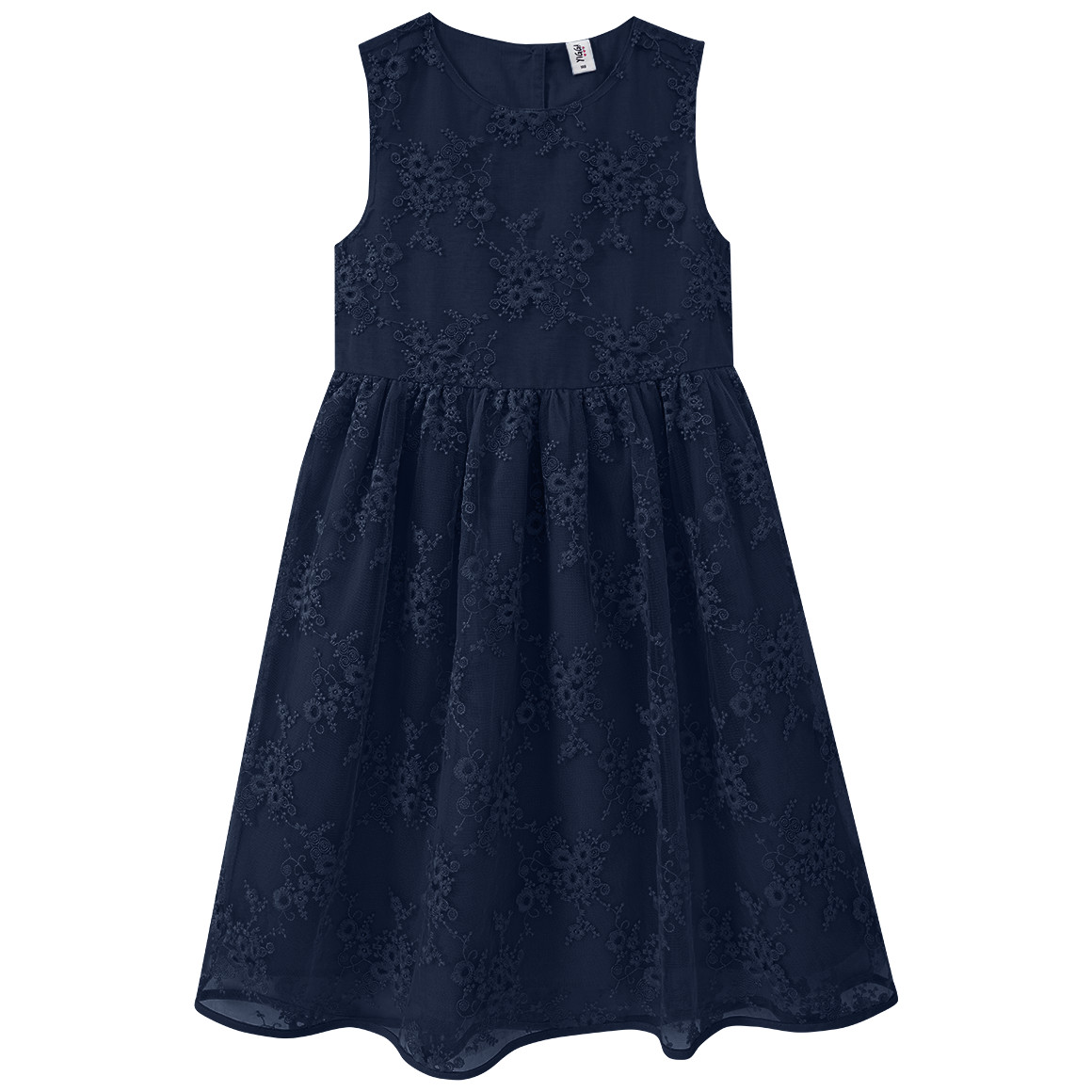 Mädchen Kleid mit Stickereien von Yigga
