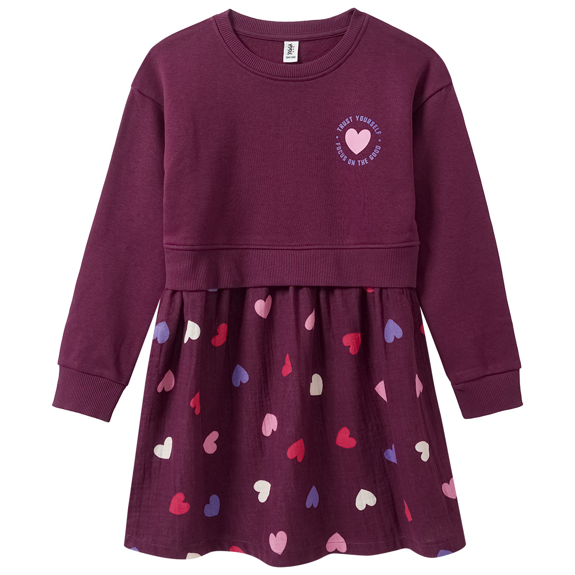 Mädchen Kleid mit angesetztem Rockteil Mädchen Kleid mit angesetztem Rockteil von Yigga