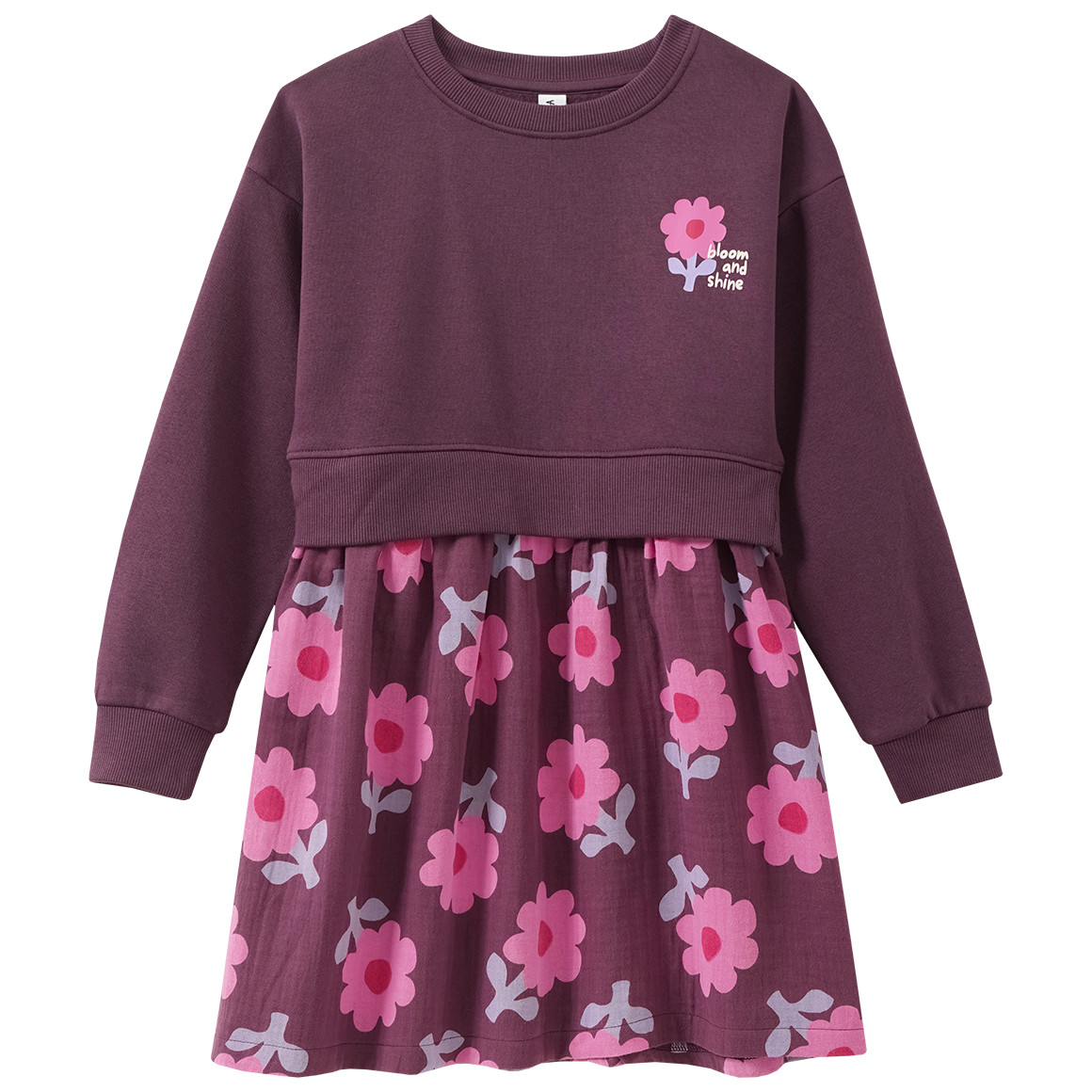 Mädchen Kleid mit angesetztem Rockteil Mädchen Kleid mit angesetztem Rockteil von Yigga