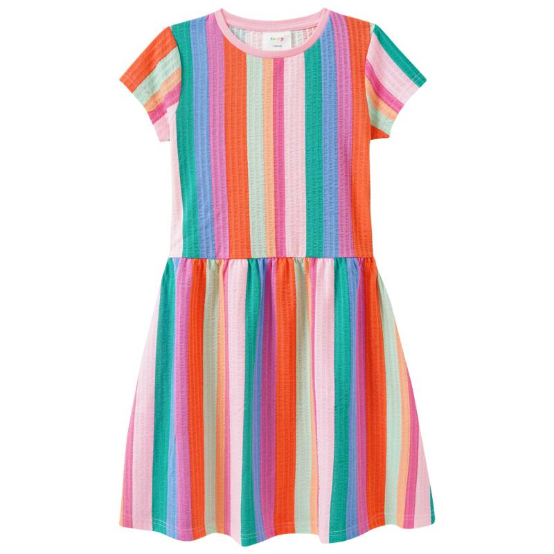 Mädchen Kleid mit bunten Streifen Mädchen Kleid mit bunten Streifen von Yigga