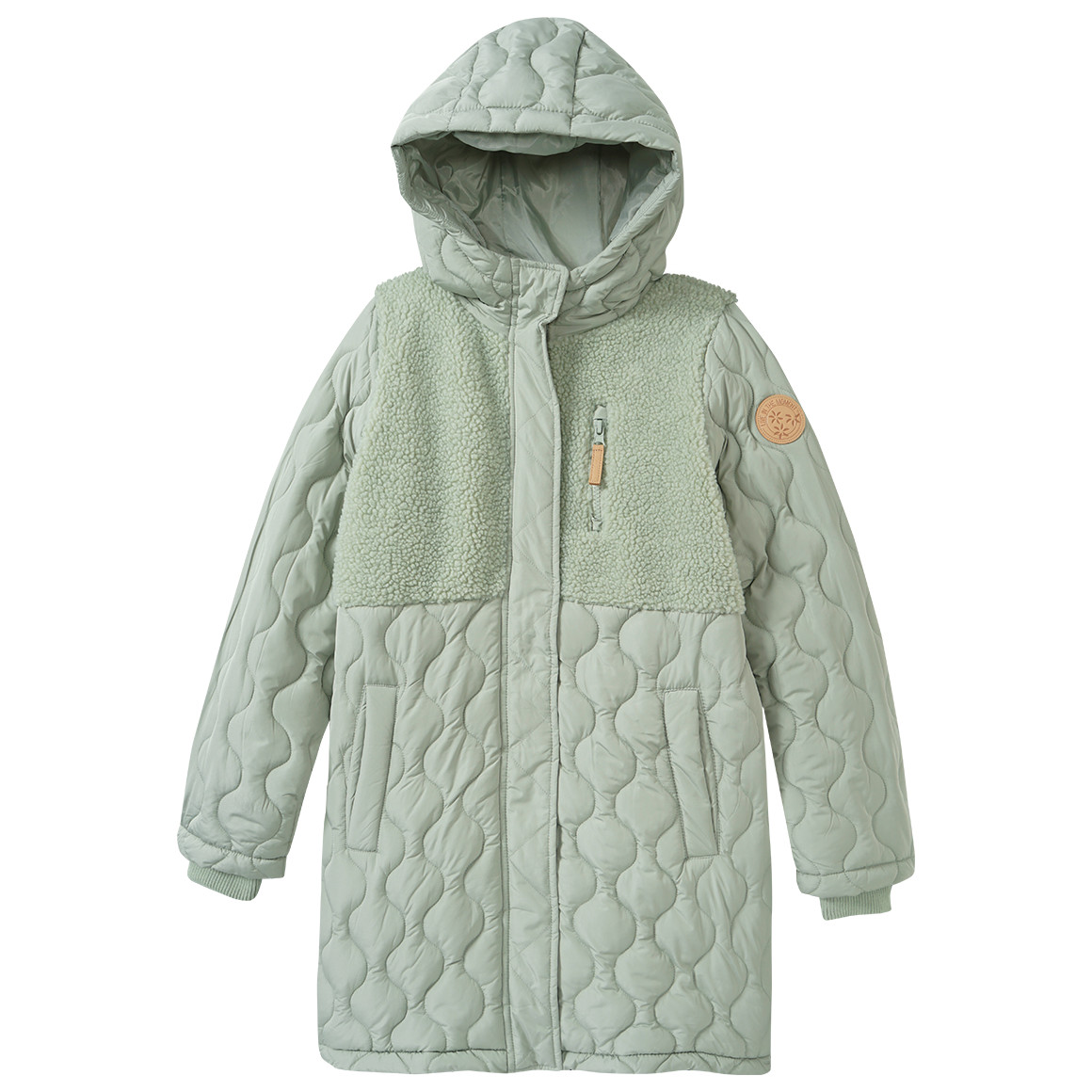 Mädchen Kurzmantel mit Teddyplüsch Mädchen Kurzmantel mit Teddyplüsch von Yigga