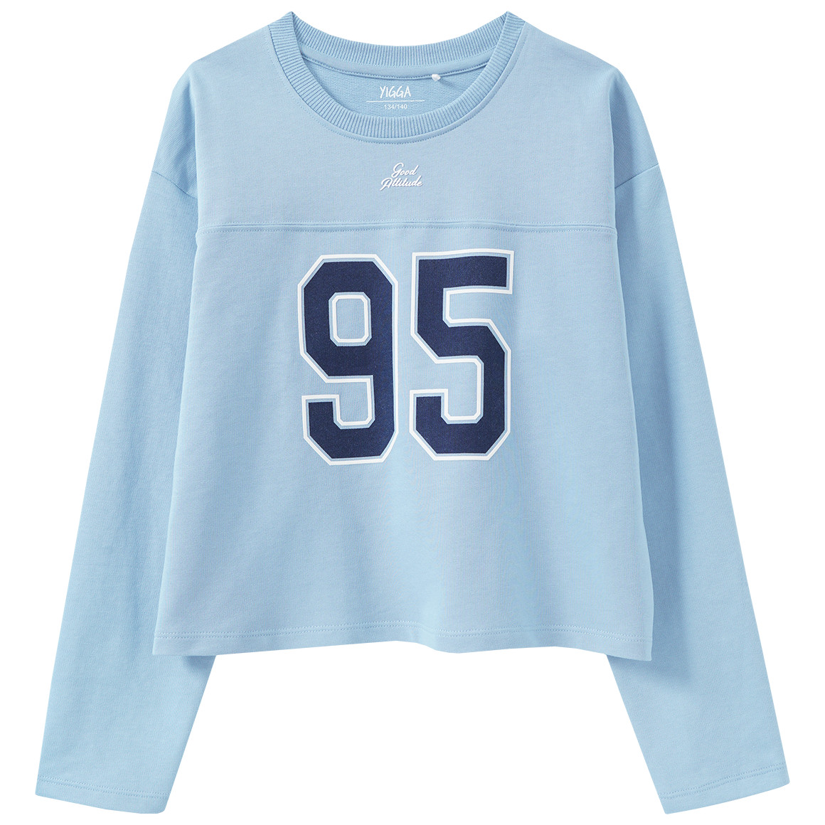 Mädchen Langarmshirt im College-Style Mädchen Langarmshirt im College-Style von Yigga