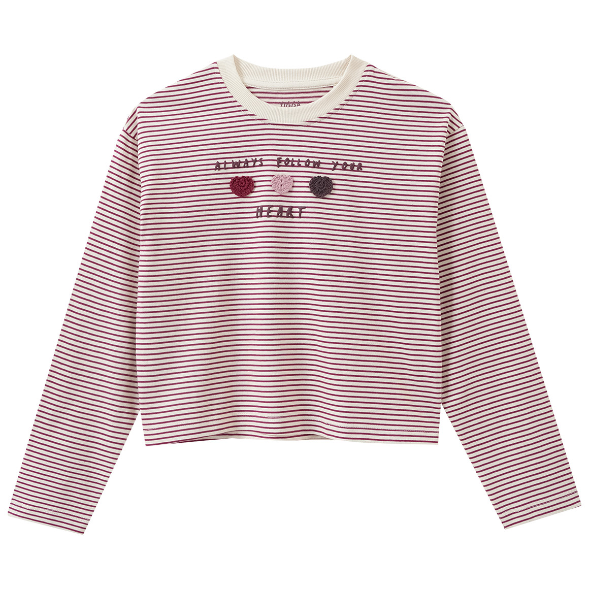 Mädchen Langarmshirt mit Applikation Mädchen Langarmshirt mit Applikation von Yigga