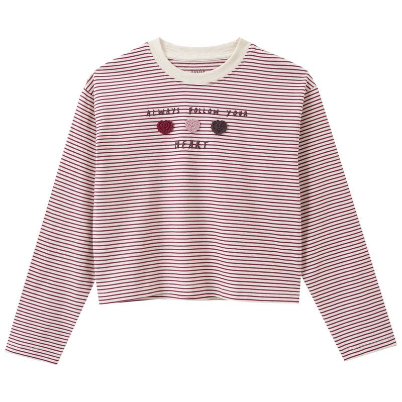 Mädchen Langarmshirt mit Applikation von Yigga