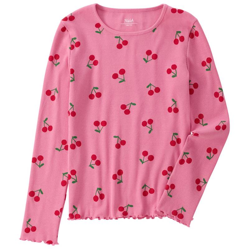 Mädchen Langarmshirt mit Kirsch-Allover Mädchen Langarmshirt mit Kirsch-Allover von Yigga