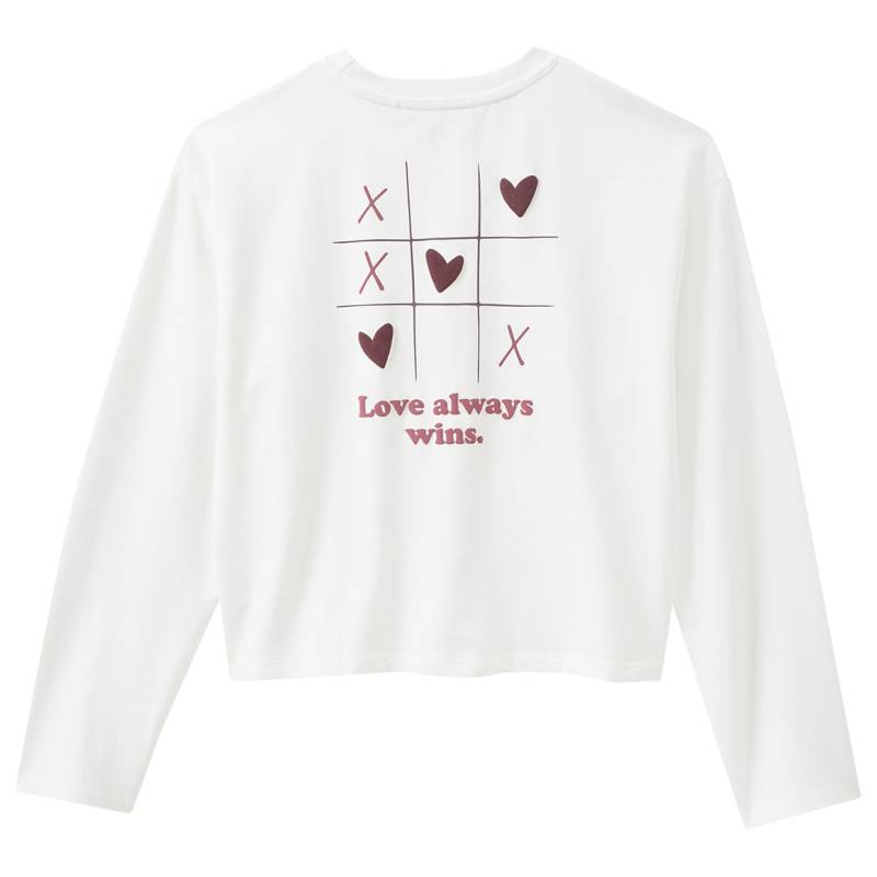 Mädchen Langarmshirt mit Rücken-Print Mädchen Langarmshirt mit Rücken-Print von Yigga
