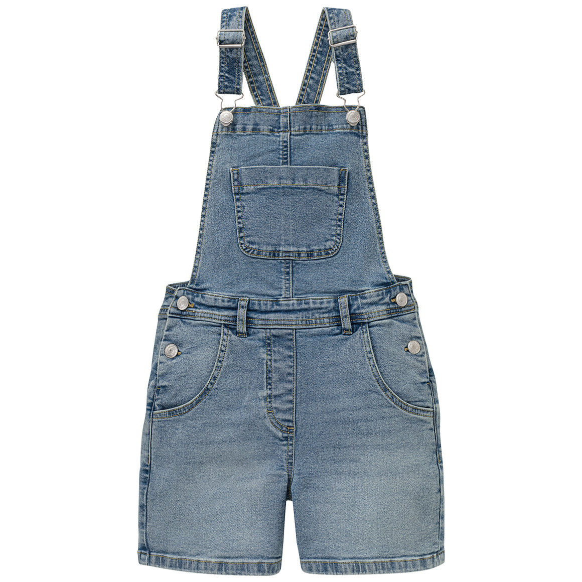 Mädchen Latzshorts aus Denim von Yigga