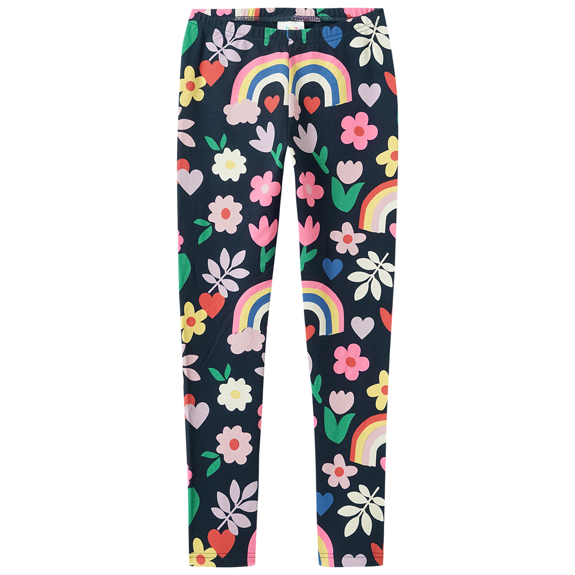 Mädchen Leggings mit Allover-Print von Yigga