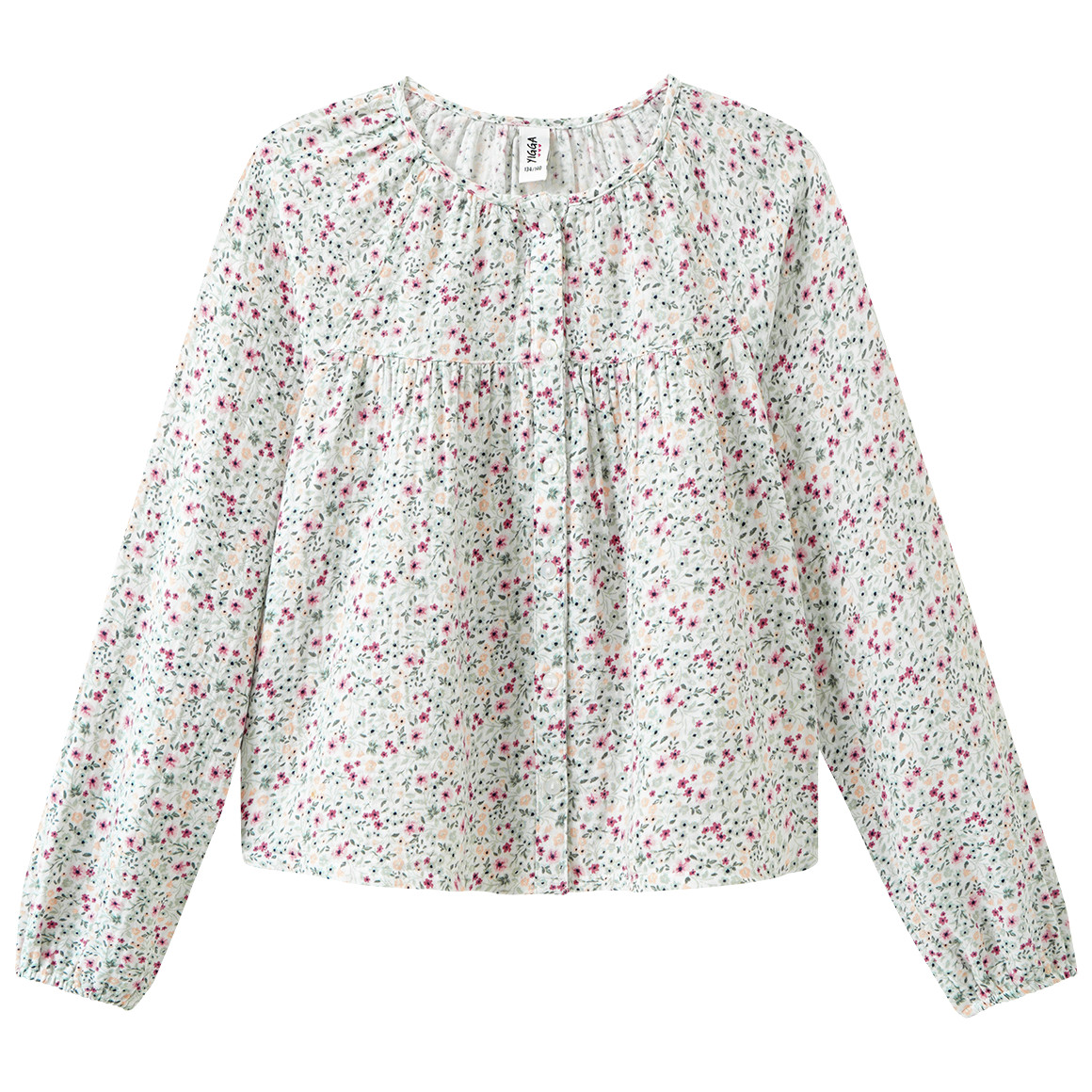 Mädchen Musselinbluse aus Bio-Baumwolle von Yigga