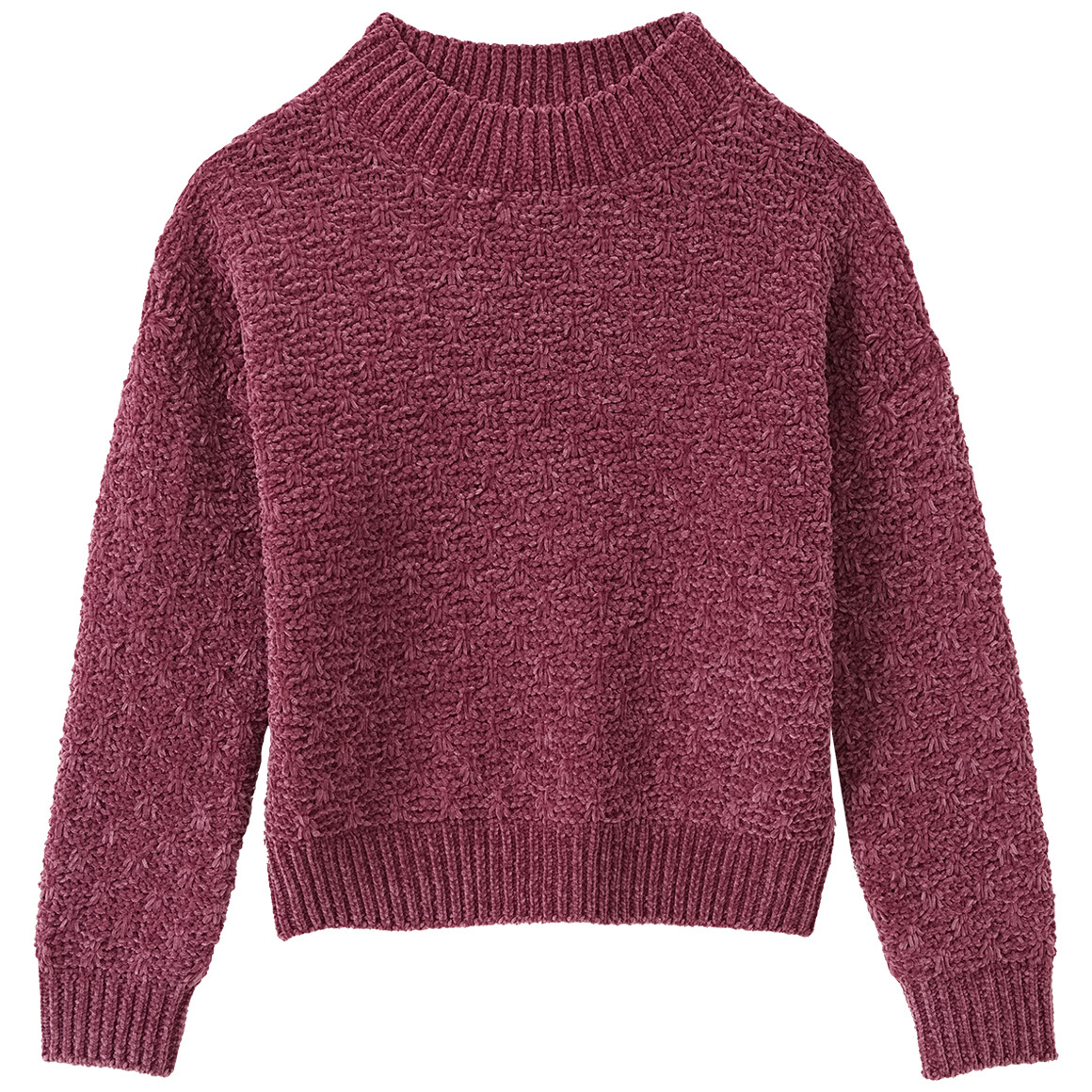 Mädchen Pullover aus Chenille-Garn von Yigga