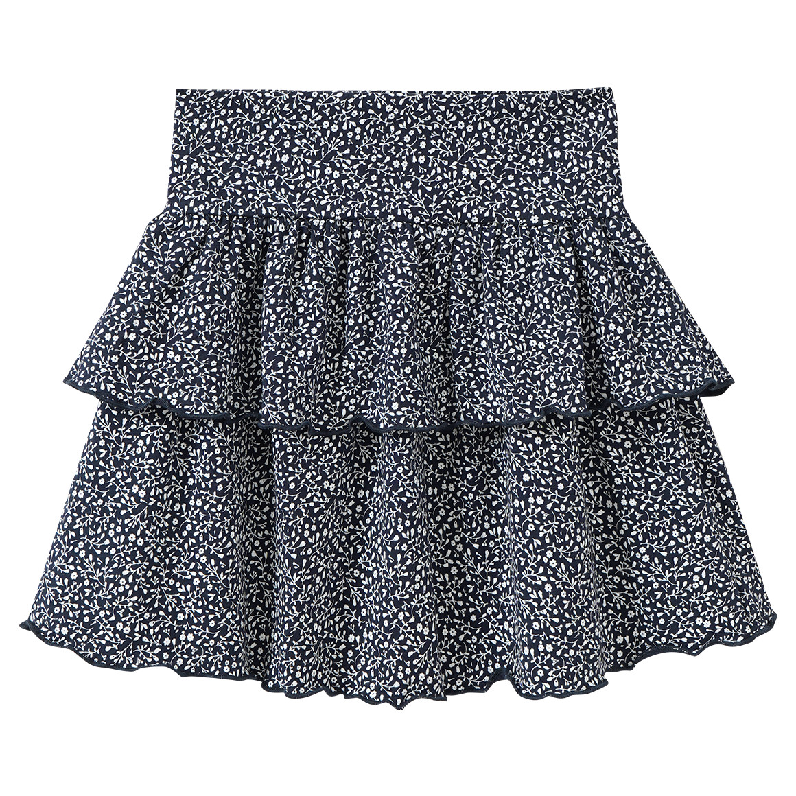 Mädchen Rock mit Blumen-Muster von Yigga