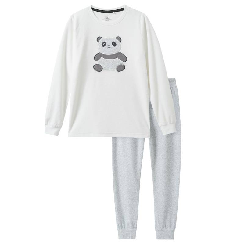 Mädchen Schlafanzug mit Panda-Applikation von Yigga