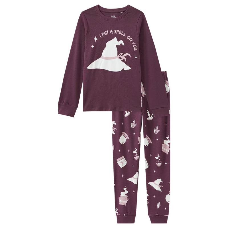Mädchen Schlafanzug mit leuchtendem Print von Yigga