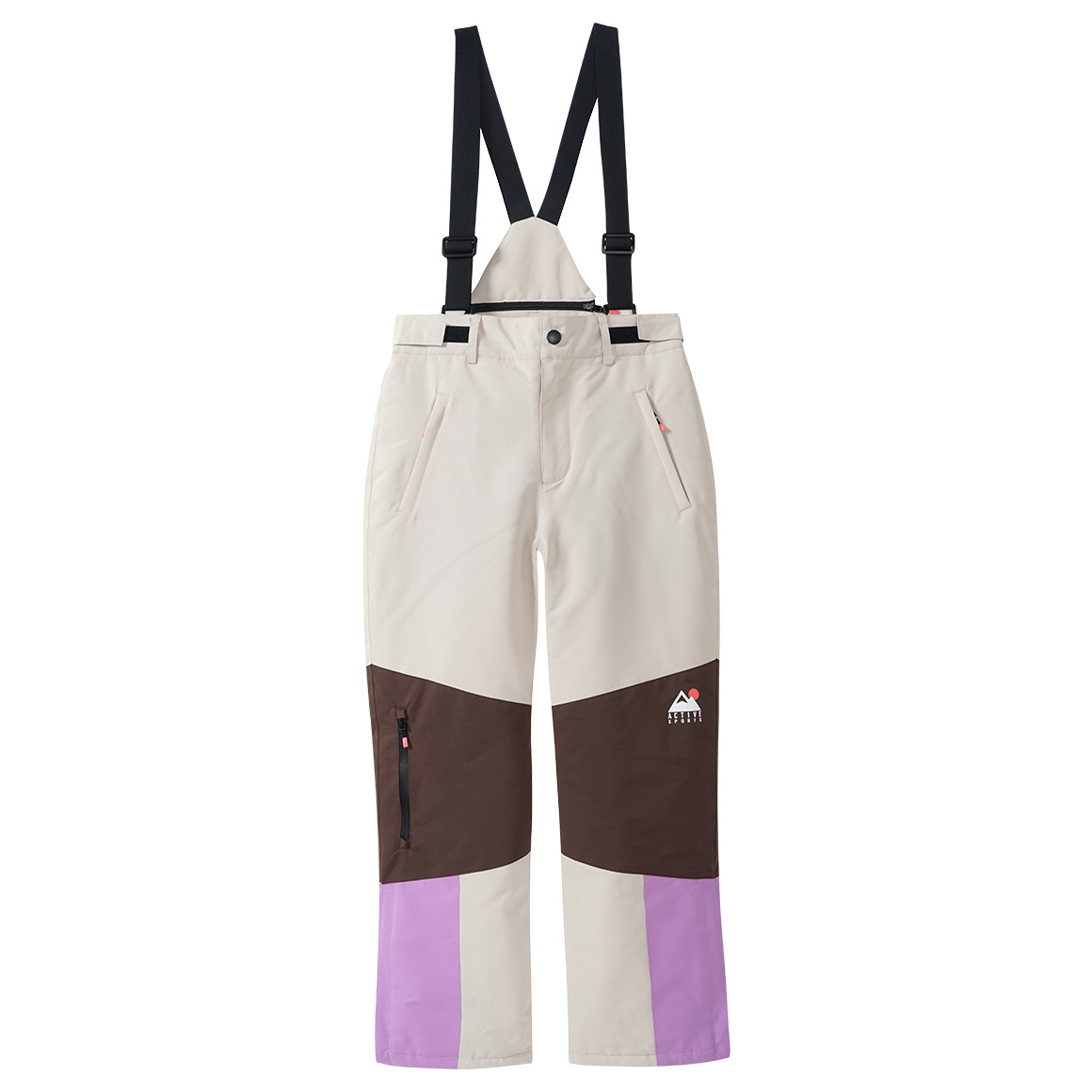 Mädchen Schneehose mit Farbteilern von Yigga