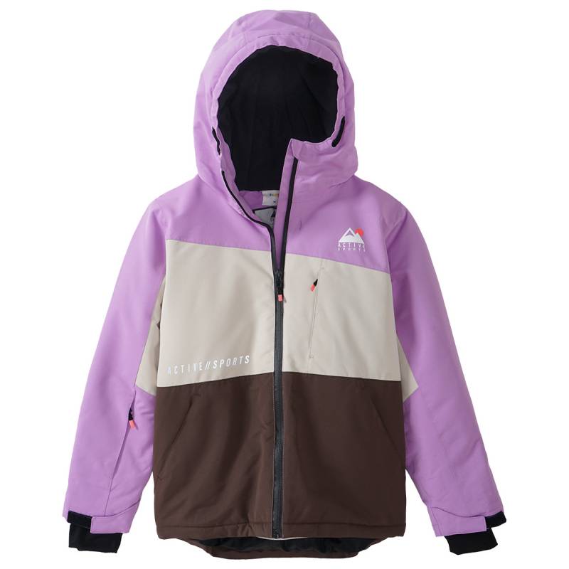 Mädchen Schneejacke mit Farbteilern von Yigga