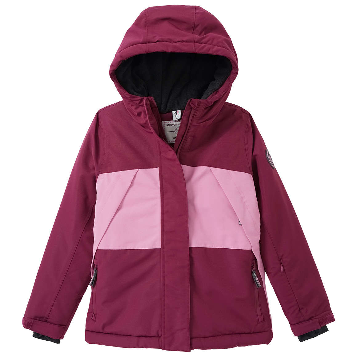 Mädchen Schneejacke mit Farbteilern Mädchen Schneejacke mit Farbteilern von Yigga
