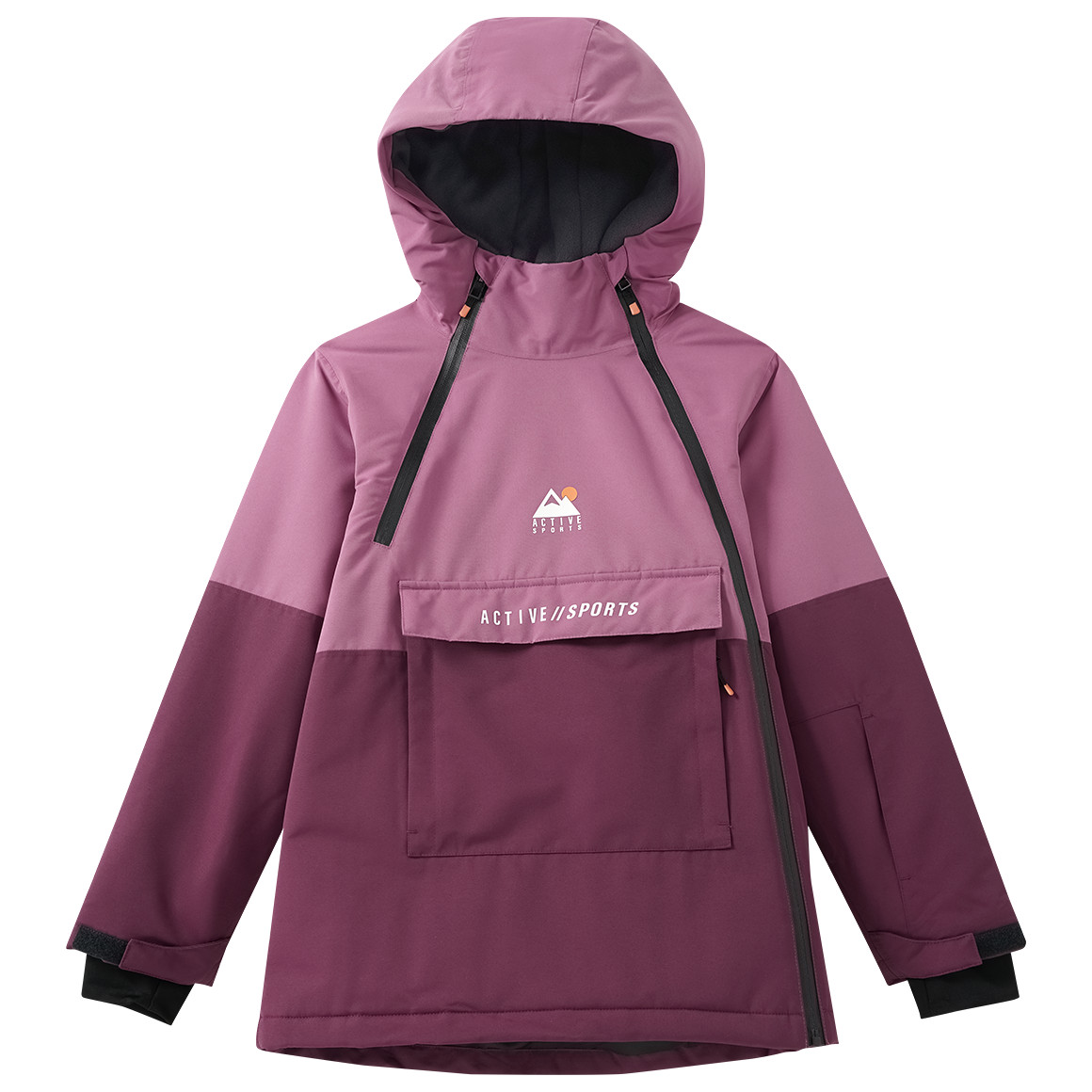 Mädchen Schneejacke mit Kängurutasche Mädchen Schneejacke mit Kängurutasche von Yigga