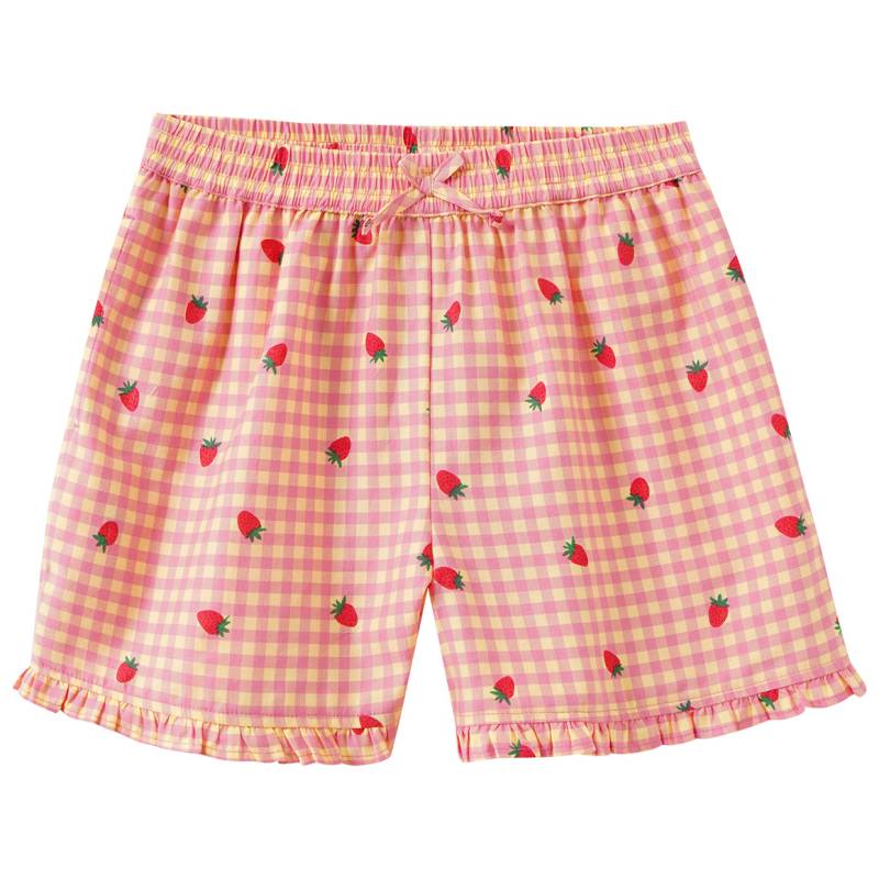 Mädchen Shorts mit Erdbeer-Print von Yigga