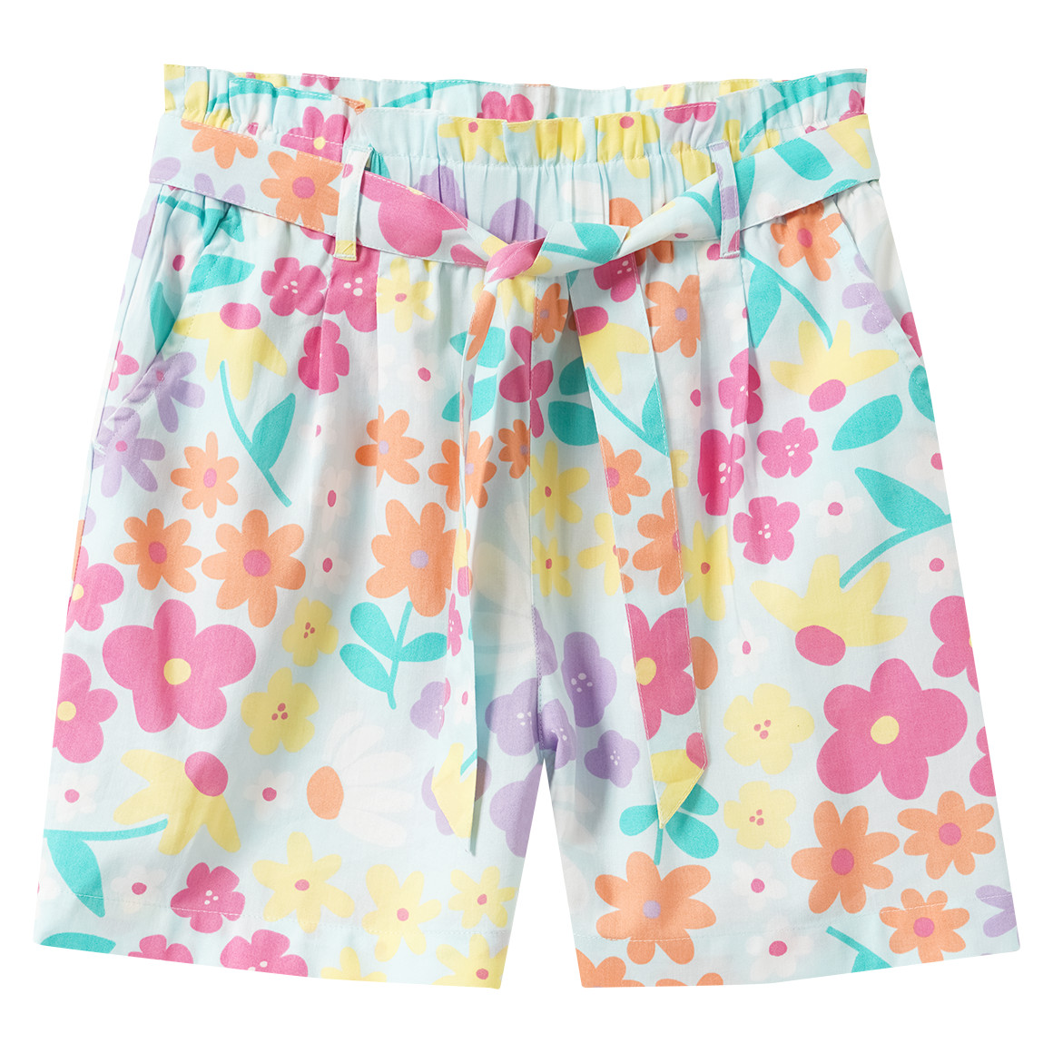 Mädchen Shorts mit buntem Allover-Print Mädchen Shorts mit buntem Allover-Print von Yigga