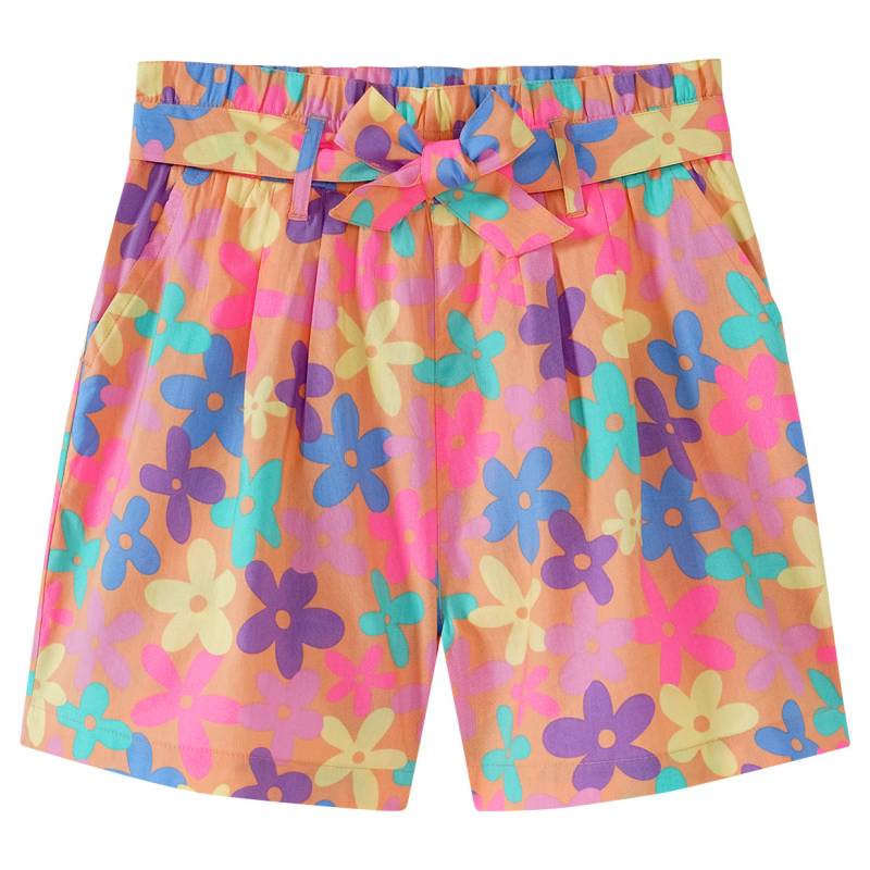 Mädchen Shorts mit bunten Blumen von Yigga