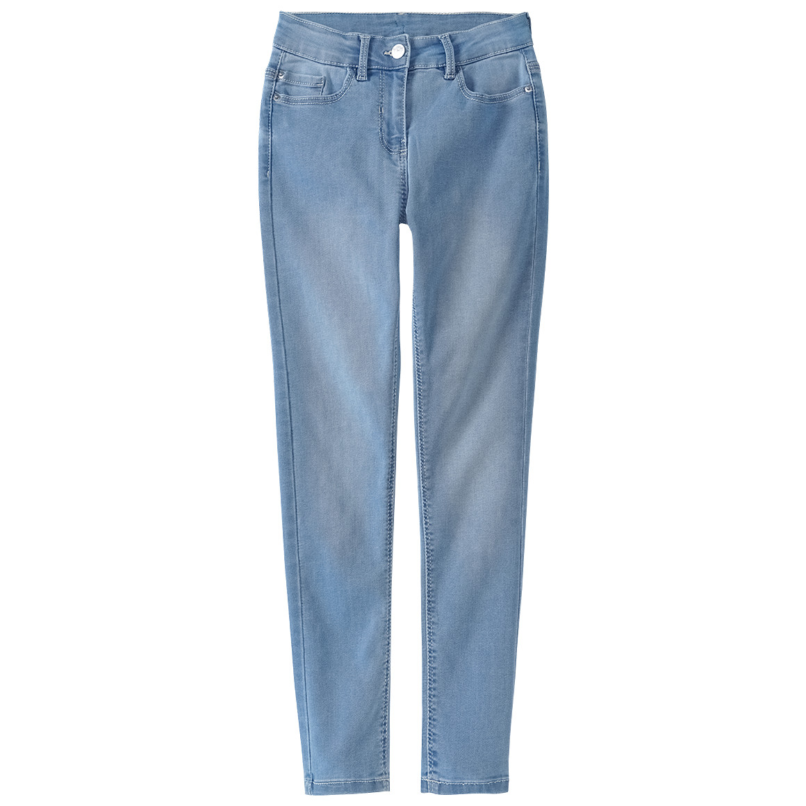 Mädchen Skinny-Jeans mit verstellbarem Bund von Yigga