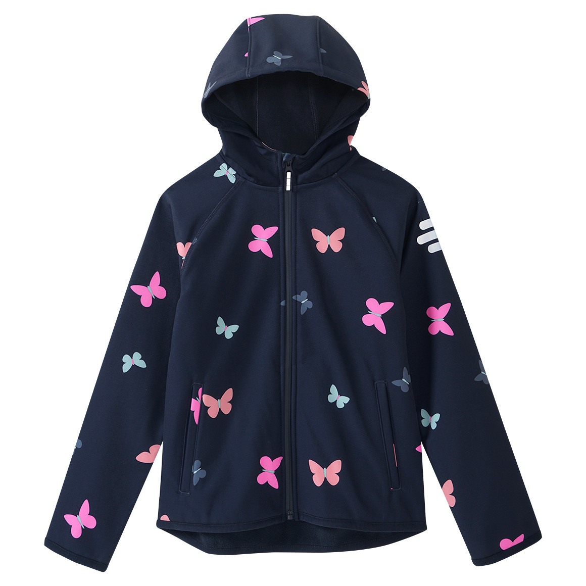 Mädchen Softshelljacke mit Allover-Print Mädchen Softshelljacke mit Allover-Print von Yigga