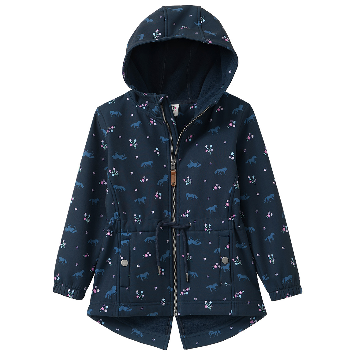 Mädchen Softshellmantel mit Allover-Print Mädchen Softshellmantel mit Allover-Print von Yigga