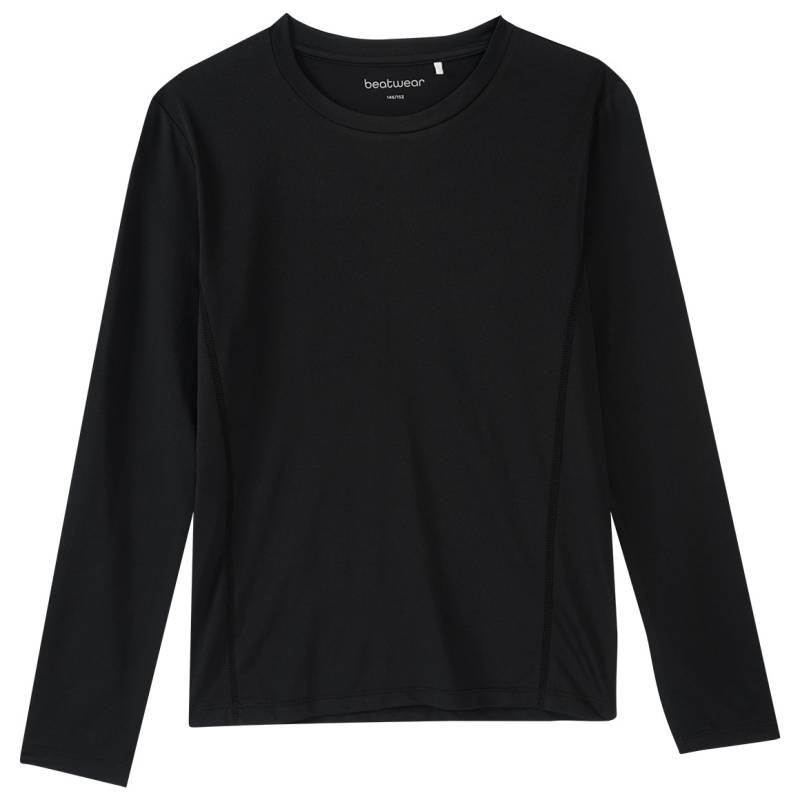 Mädchen Sport-Langarmshirt unifarben von Yigga