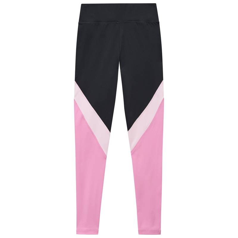 Mädchen Sport-Leggings mit Farbteilern von Yigga