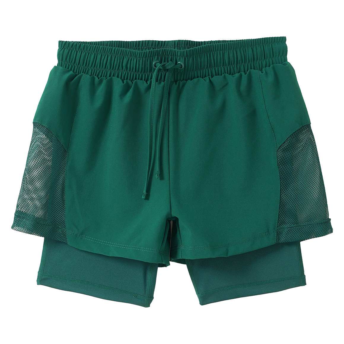 Mädchen Sport-Shorts im 2-in-1-Design von Yigga