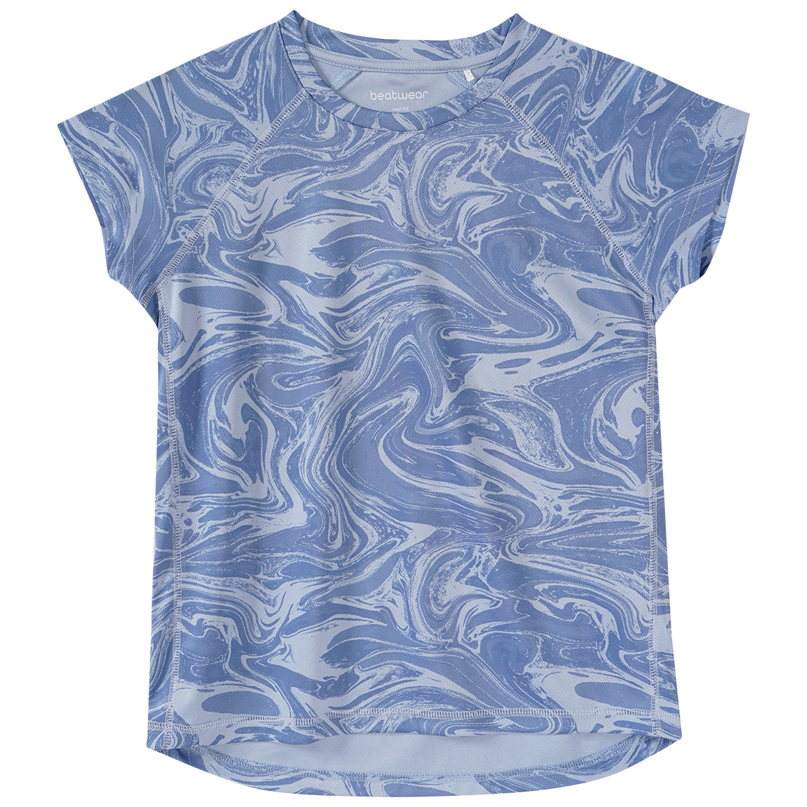 Mädchen Sport-T-Shirt mit Allover-Muster Mädchen Sport-T-Shirt mit Allover-Muster von Yigga