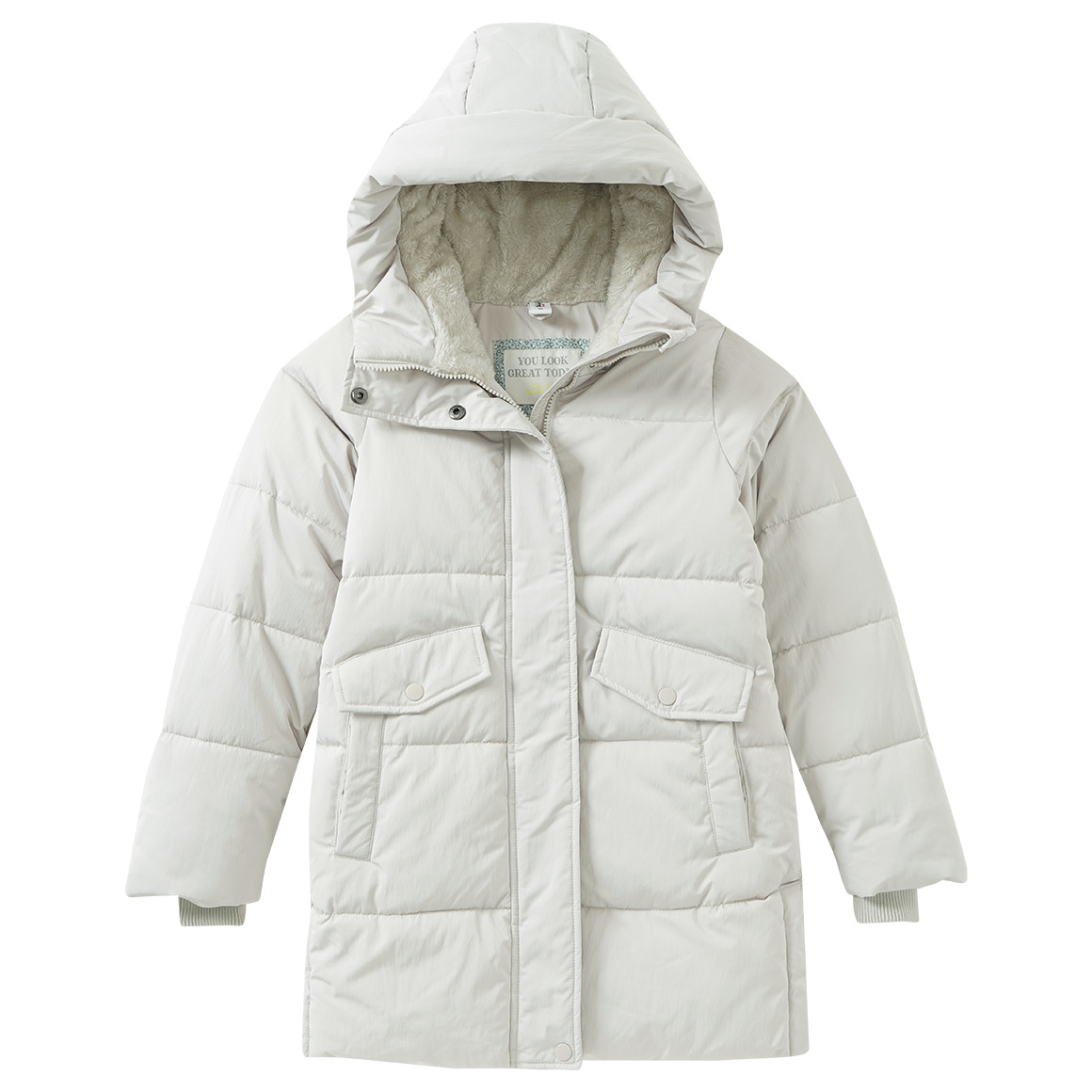 Mädchen Steppjacke mit Kuschelkapuze Mädchen Steppjacke mit Kuschelkapuze von Yigga