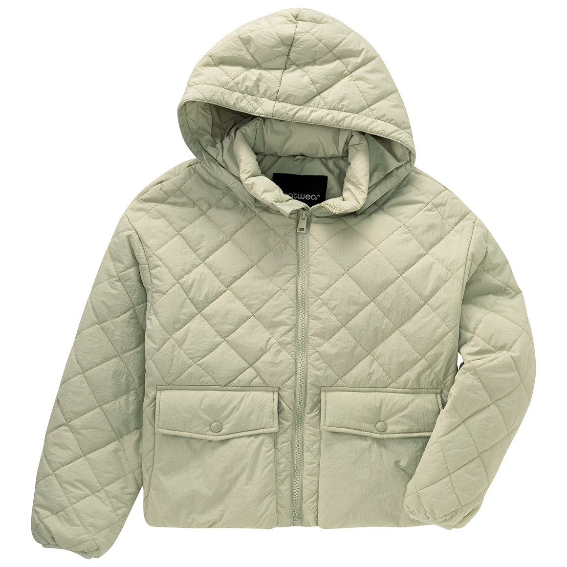 Mädchen Steppjacke mit abnehmbarer Kapuze von Yigga
