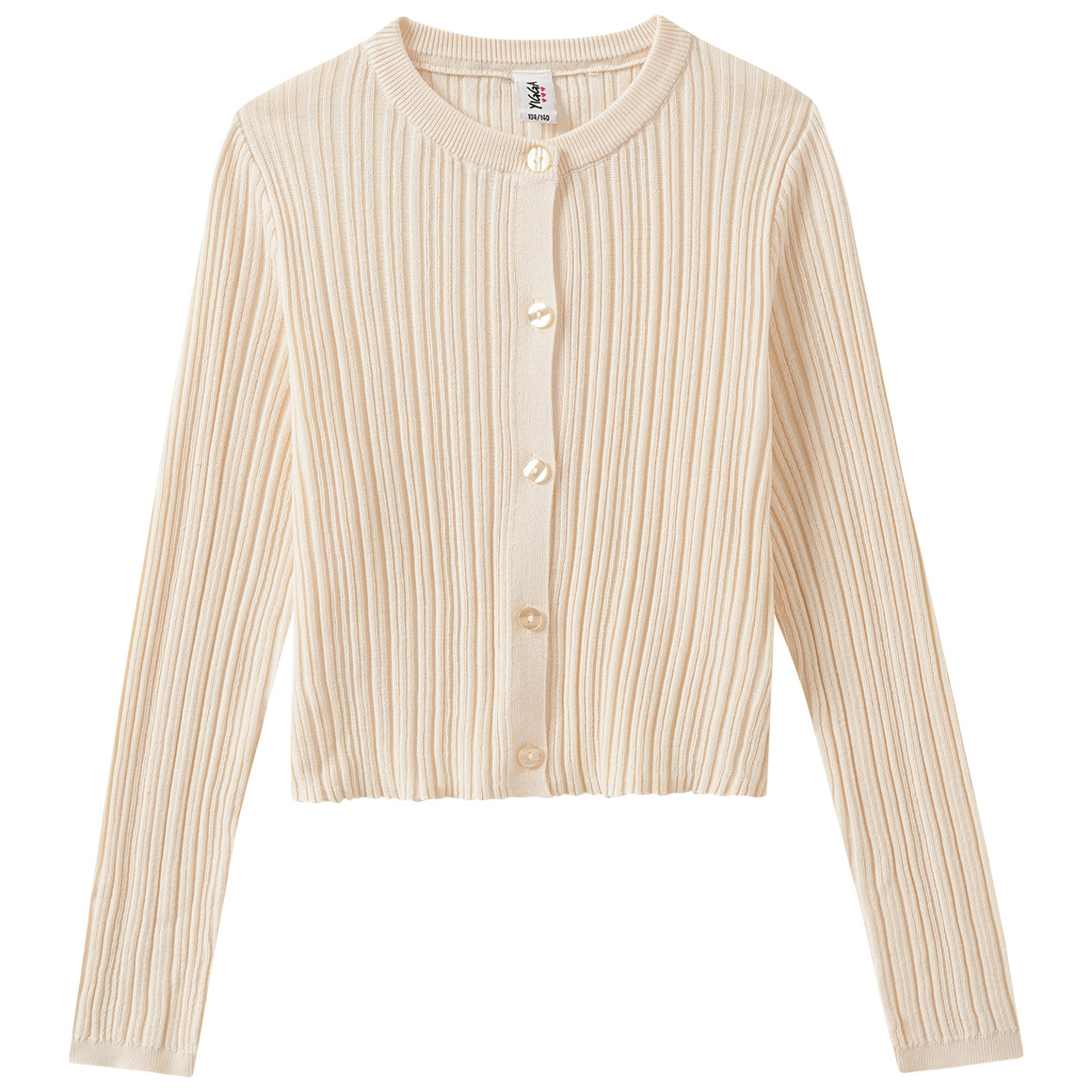 Mädchen Strickjacke mit Knopfleiste Mädchen Strickjacke mit Knopfleiste von Yigga