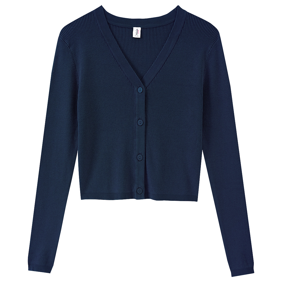 Mädchen Strickjacke unifarben von Yigga