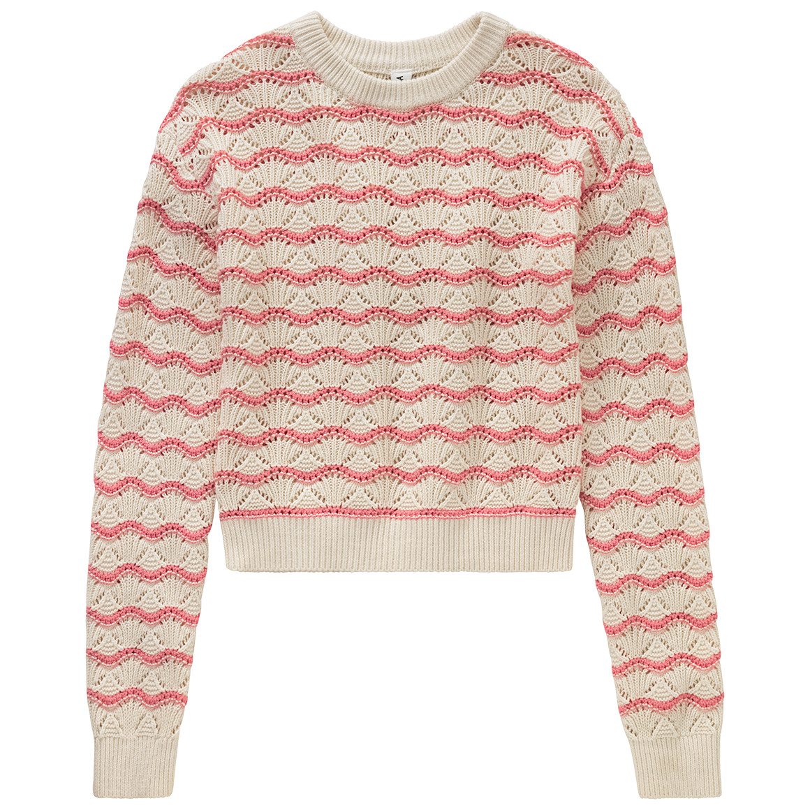 Mädchen Strickpullover mit Allover-Muster Mädchen Strickpullover mit Allover-Muster von Yigga