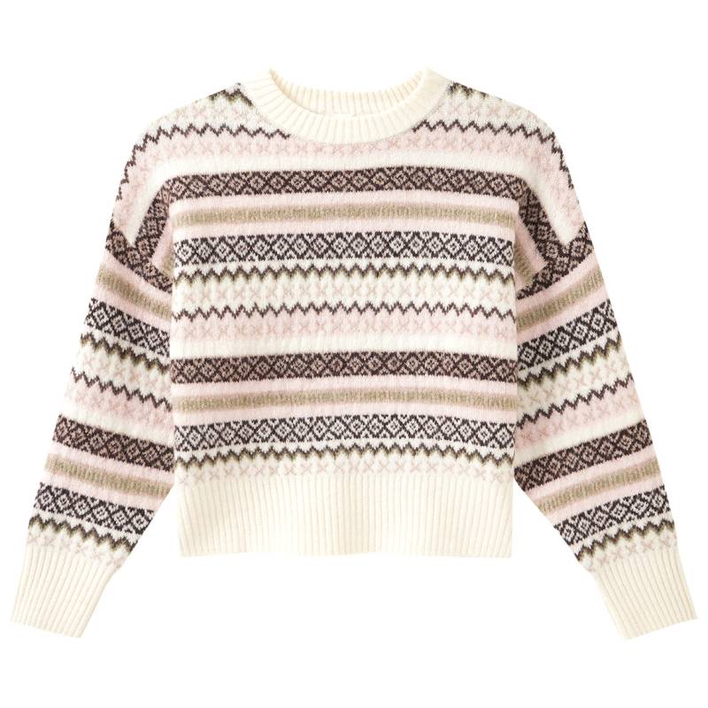 Mädchen Strickpullover mit Norwegermuster Mädchen Strickpullover mit Norwegermuster von Yigga