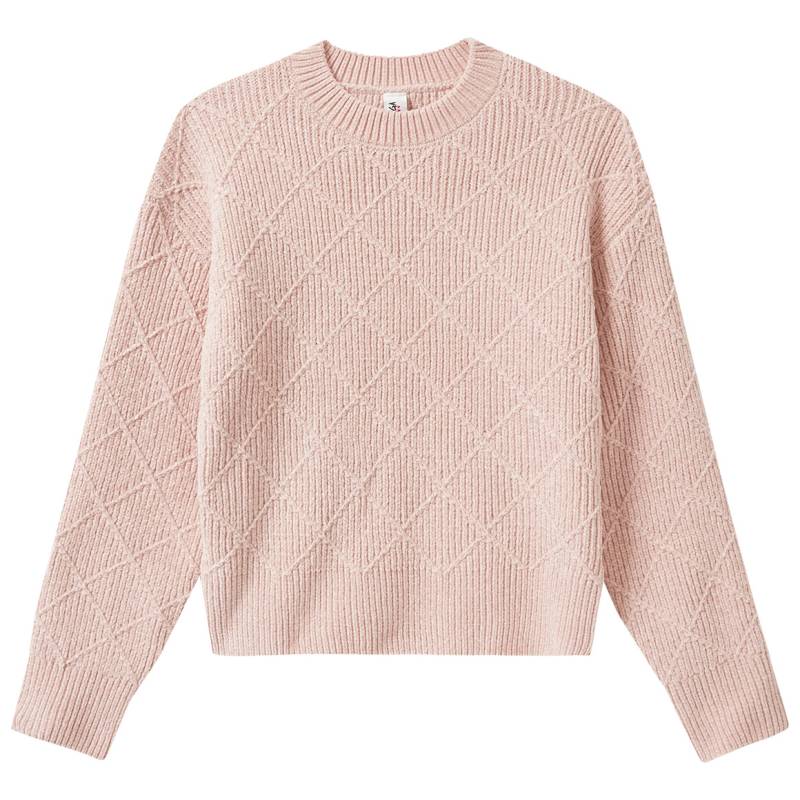 Mädchen Strickpullover mit Rautenmuster von Yigga