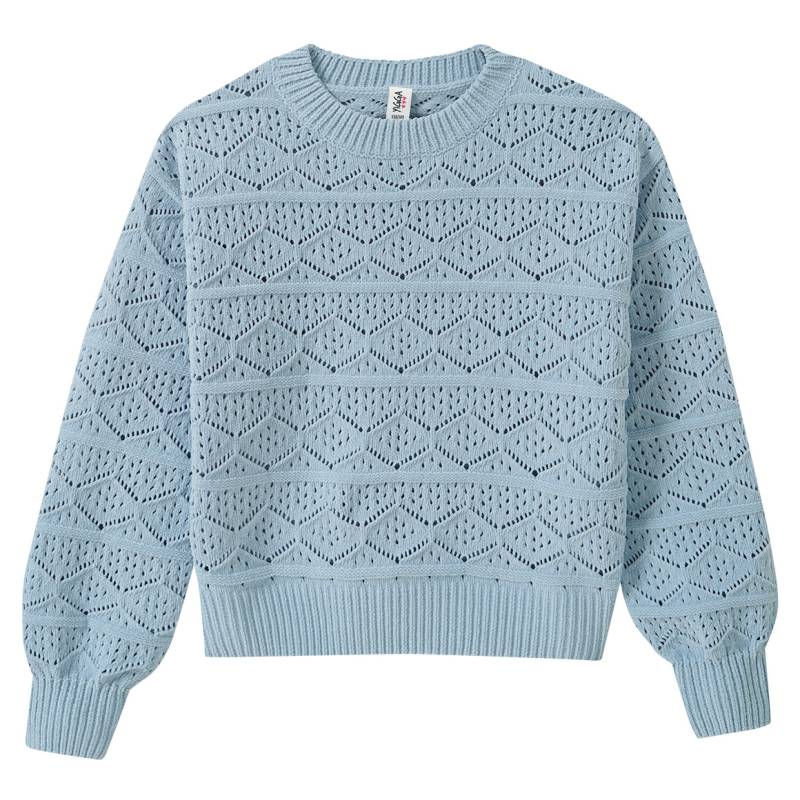 Mädchen Strickpullover mit Strukturmuster von Yigga
