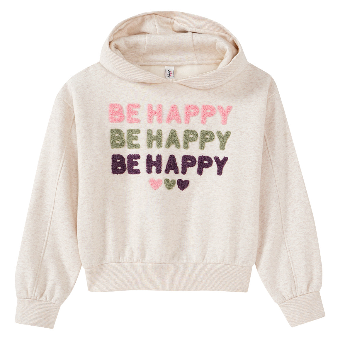 Mädchen Sweat-Hoodie mit Text-Applikation von Yigga