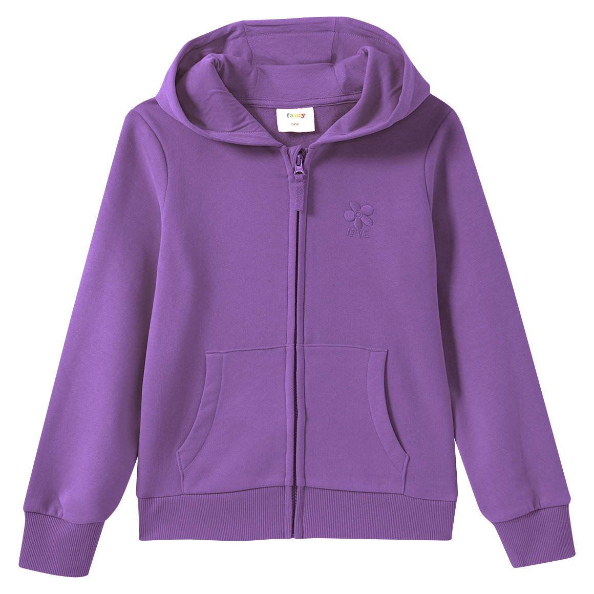Mädchen Sweatjacke im Basic-Look Mädchen Sweatjacke im Basic-Look von Yigga