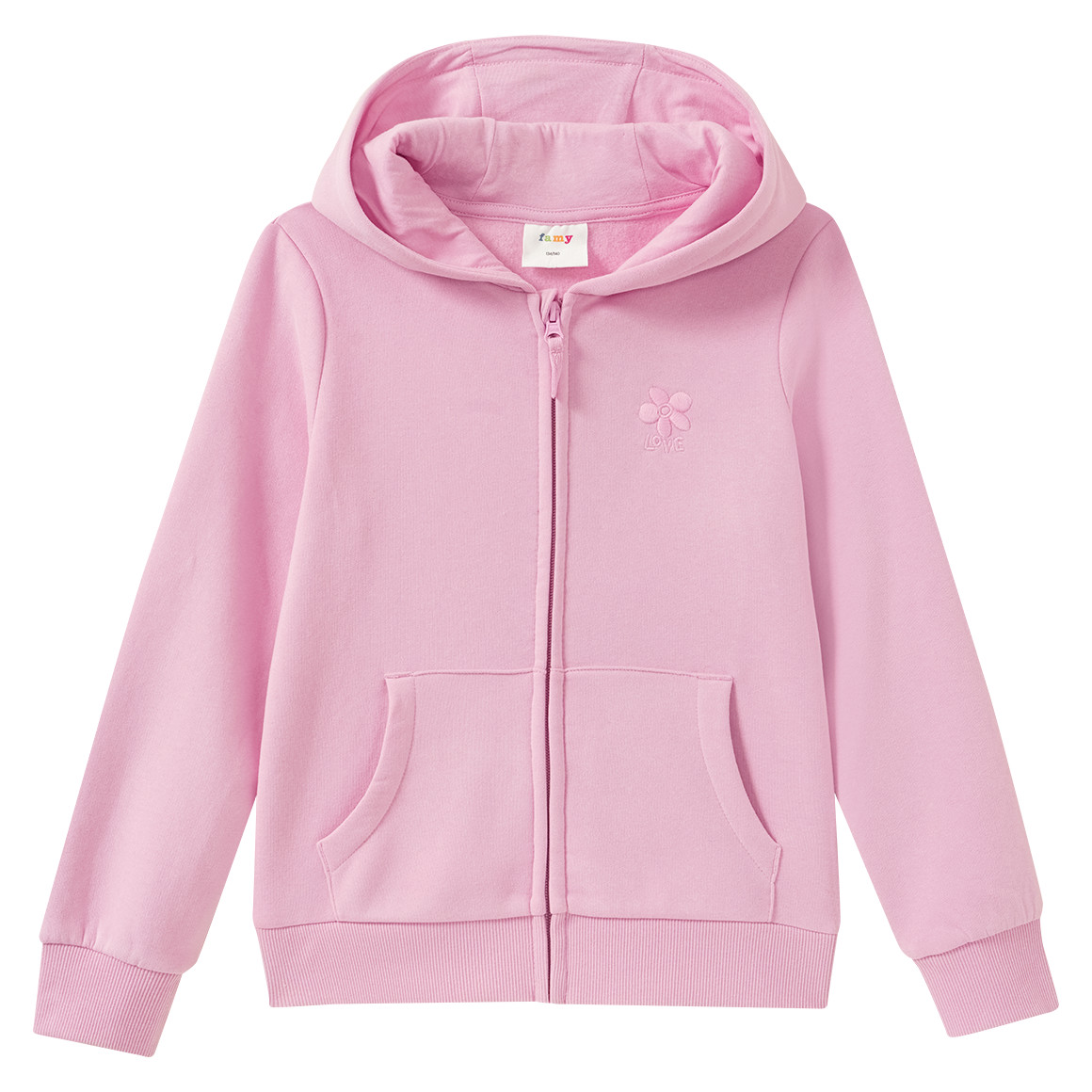Mädchen Sweatjacke im Basic-Look Mädchen Sweatjacke im Basic-Look von Yigga