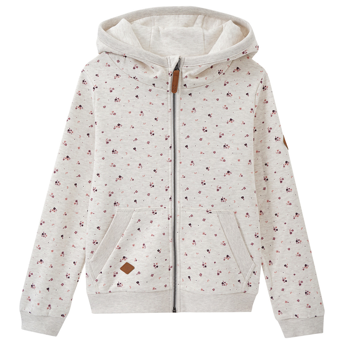 Mädchen Sweatjacke mit Blumen allover Mädchen Sweatjacke mit Blumen allover von Yigga