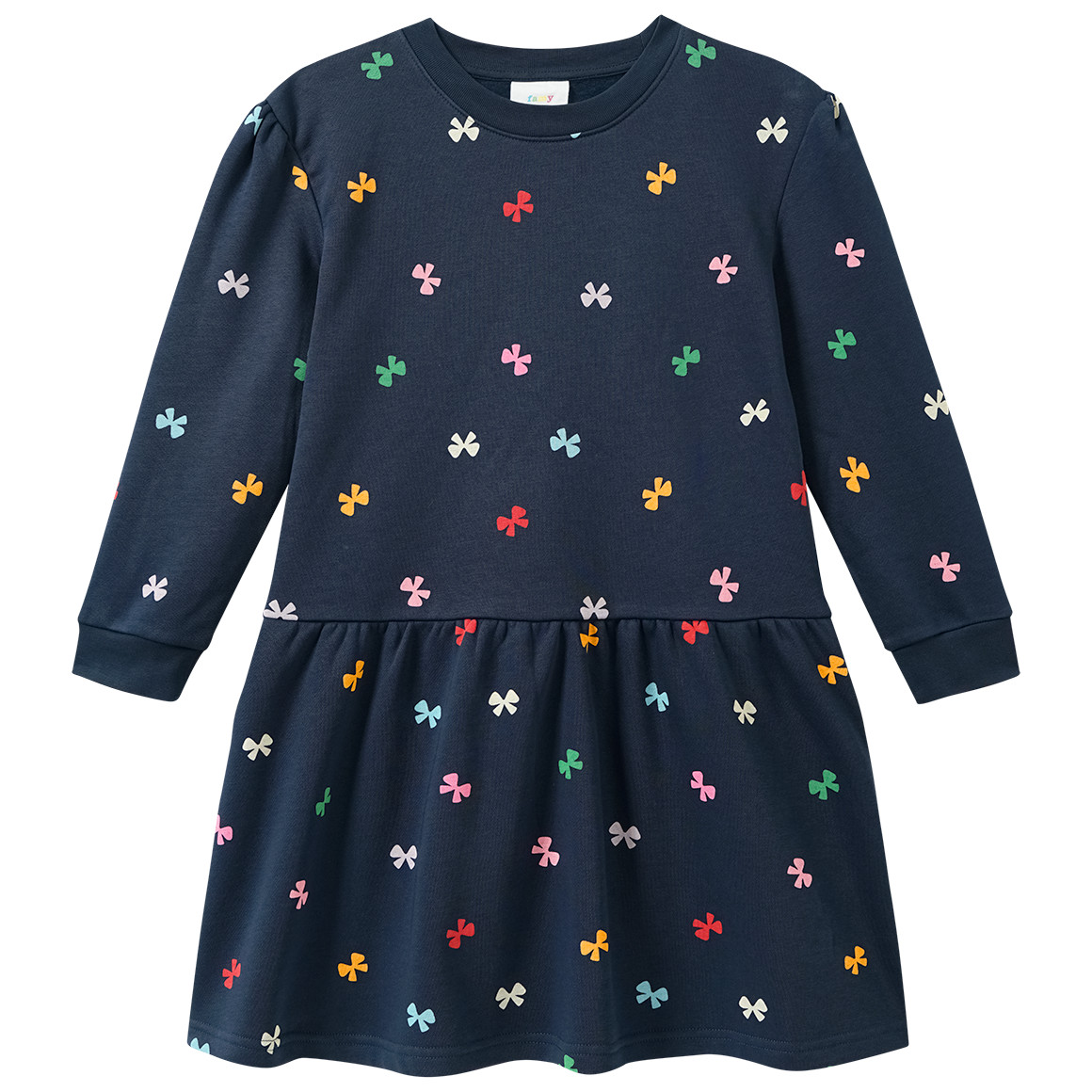 Mädchen Sweatkleid mit Allover-Print von Yigga